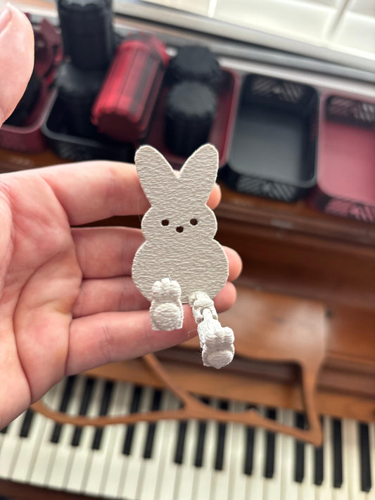 3D Printed Model of Peep Bunny (White)